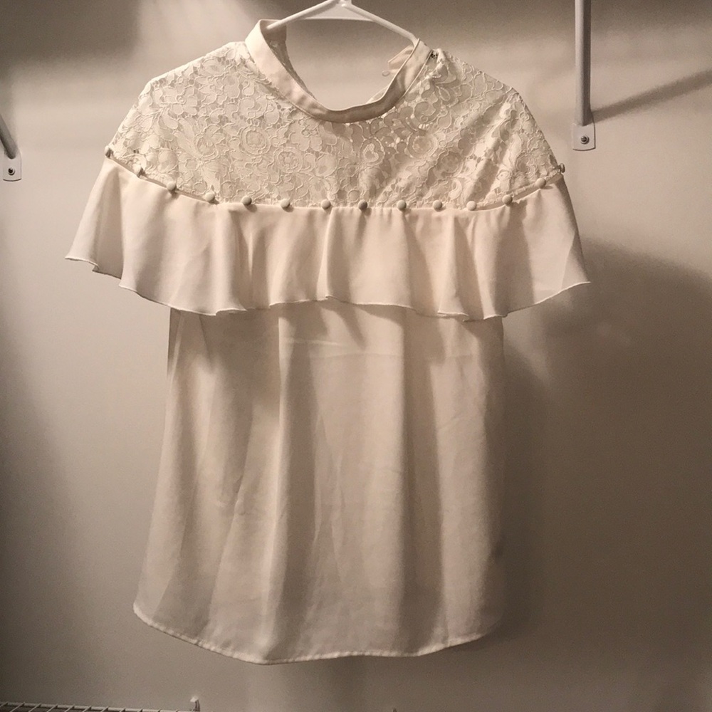 Express dress shirt in cream